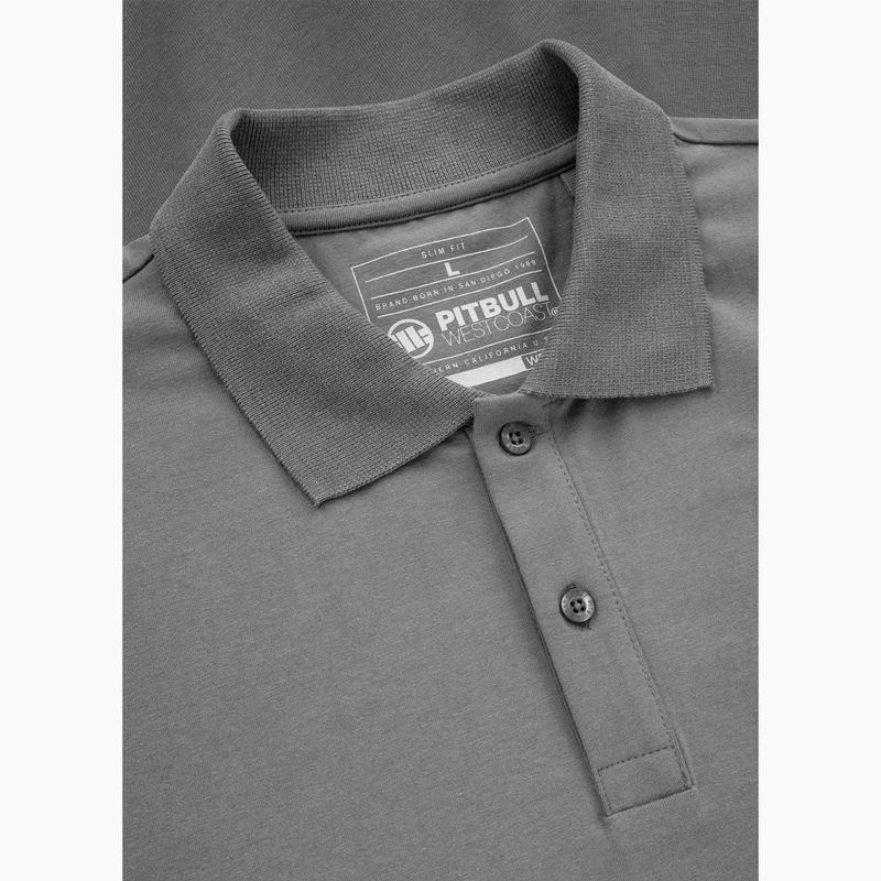 Koszulka polo męska Pitbull Polo Jersey Small Logo grey 6