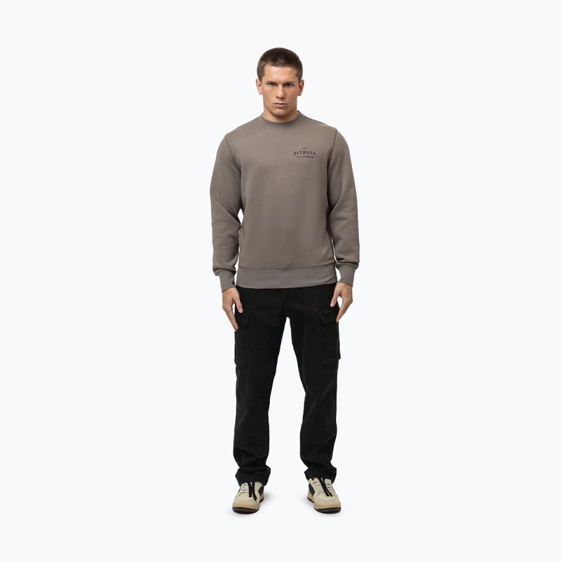 Bluza męska Pitbull Sampson Crewneck Sweatshirt taupe 2
