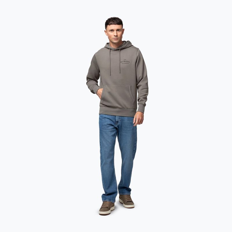 Bluza męska Pitbull Sampson Hooded Sweatshirt taupe 2