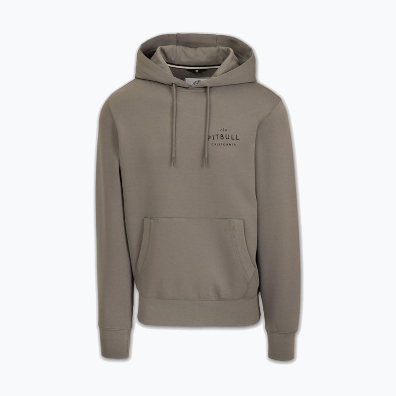 Bluza męska Pitbull Sampson Hooded Sweatshirt taupe 4
