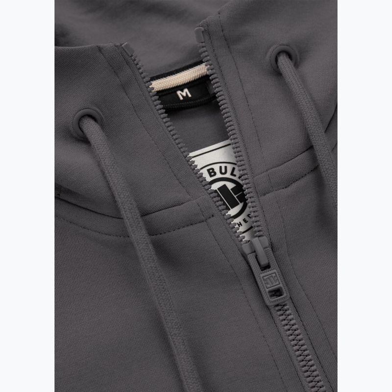 Bluza męska Pitbull Sampson Hooded Zip Sweatshirt graphite 11