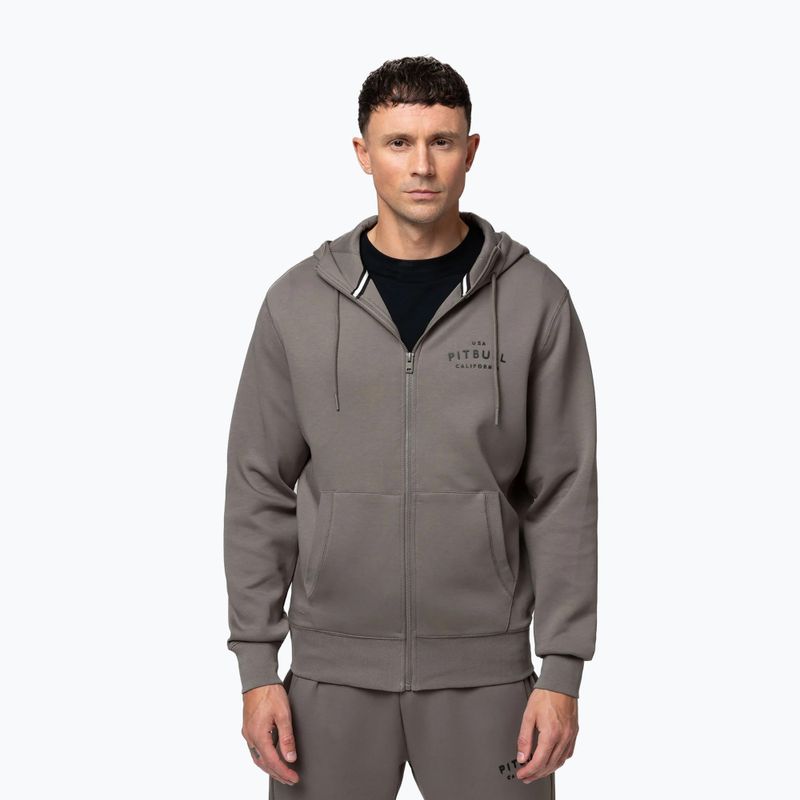 Bluza męska Pitbull Sampson Hooded Zip Sweatshirt taupe