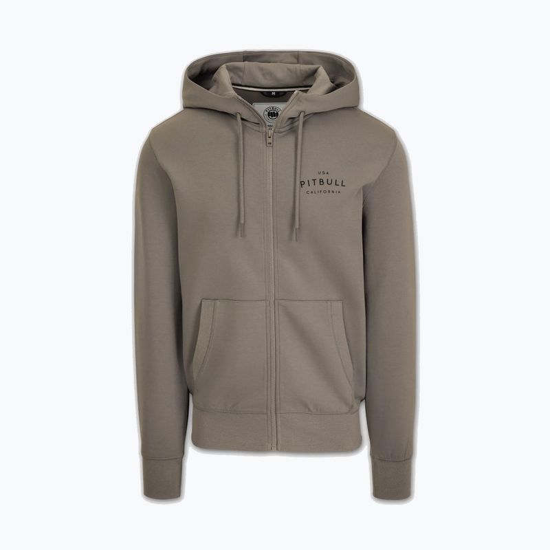 Bluza męska Pitbull Sampson Hooded Zip Sweatshirt taupe 7