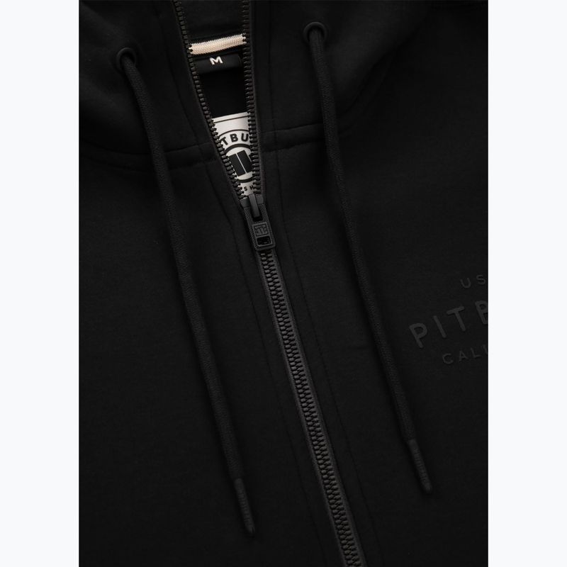Bluza męska Pitbull Sampson Hooded Zip Sweatshirt black 6