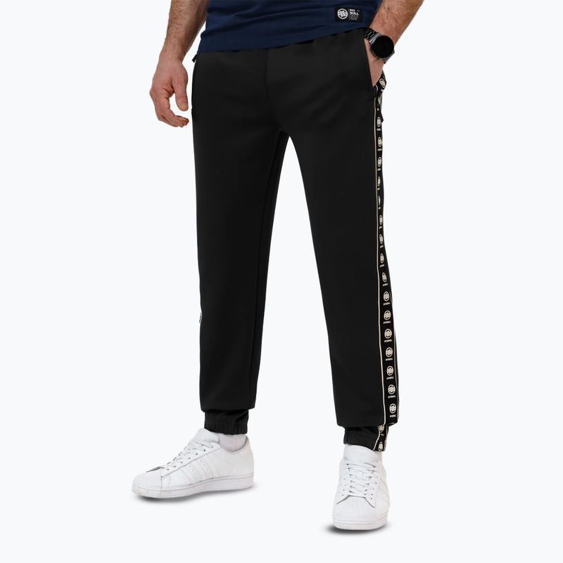 Spodnie męskie Pitbull Track Pants Powers black 4