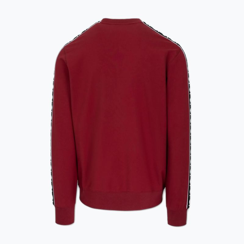 Bluza męska Pitbull Tape Nugget Crewneck Sweatshirt burgundy 6