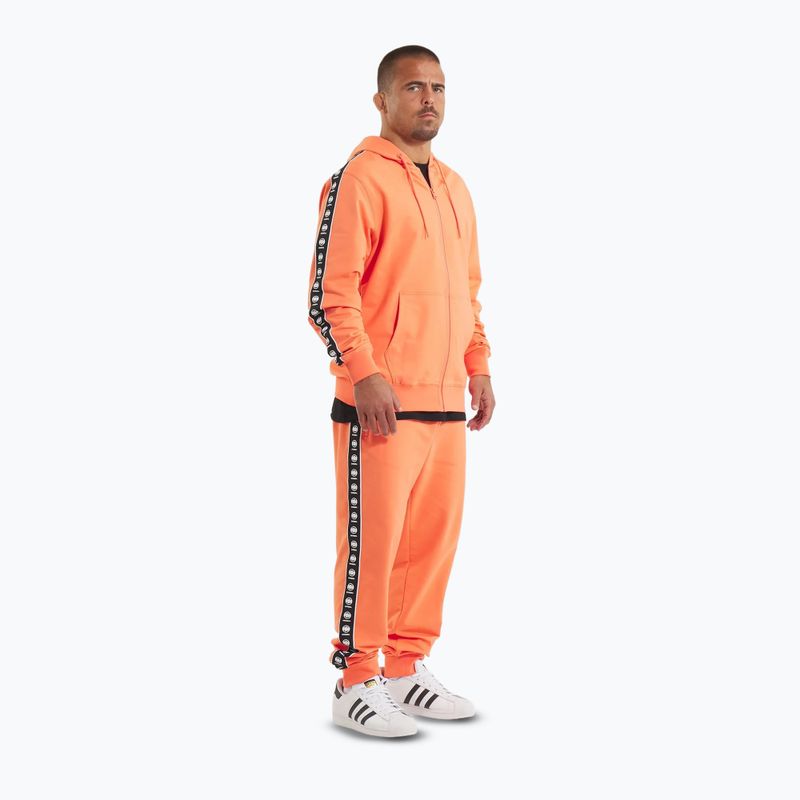 Bluza męska Pitbull Tape Nugget Hooded Zip Sweatshirt bright salmon 2