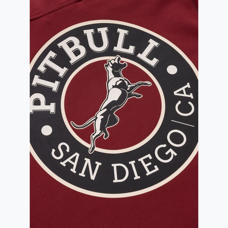 Bluza męska Pitbull San Diego Ca Crewneck Sweatshirt burgundy 6