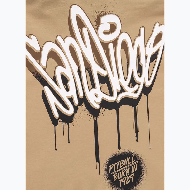 Bluza męska Pitbull Graffitti Crewneck Sweatshirt pale sand 8