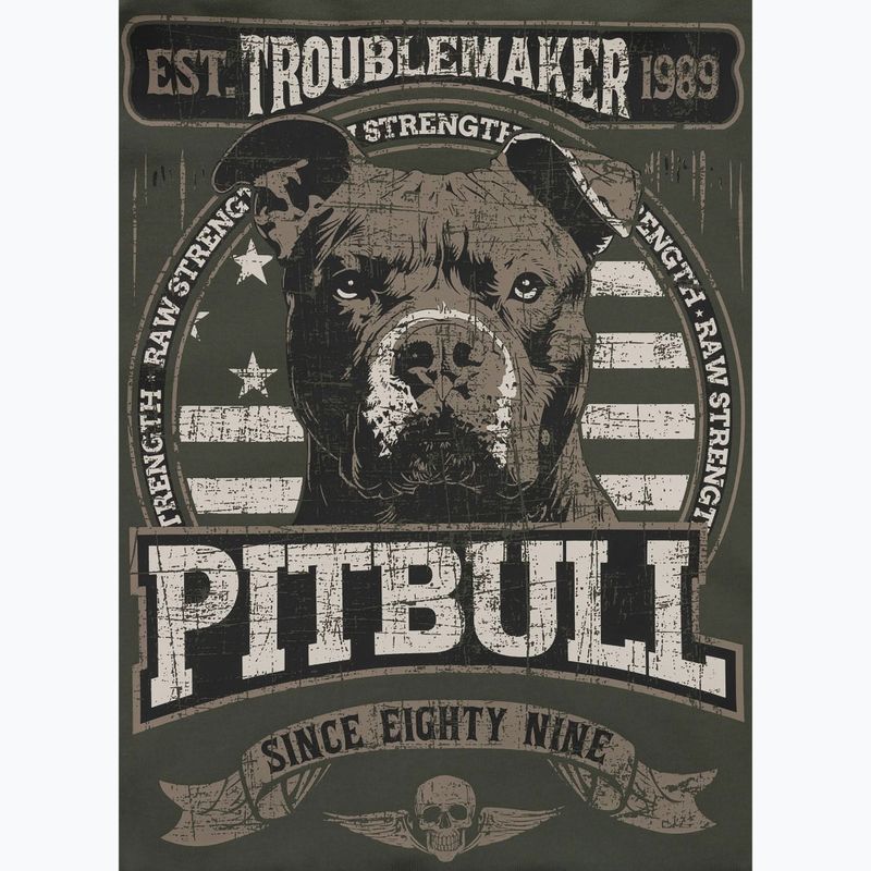Bluza męska Pitbull Troublemaker Hooded Sweatshirt old green 9