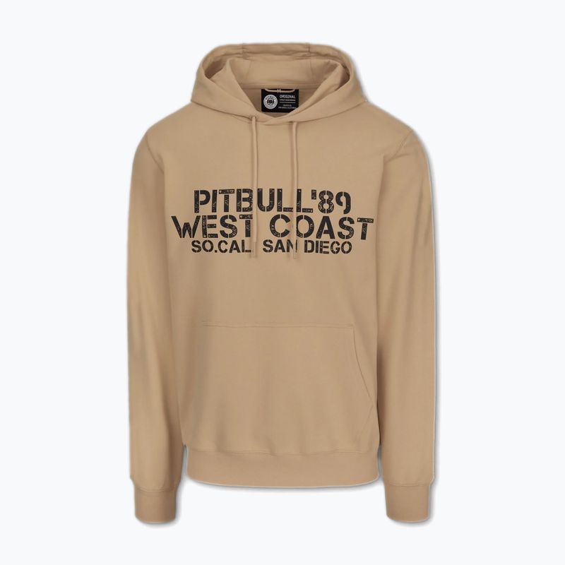 Bluza męska Pitbull Driving Hooded Sweatshirt pale sand 7