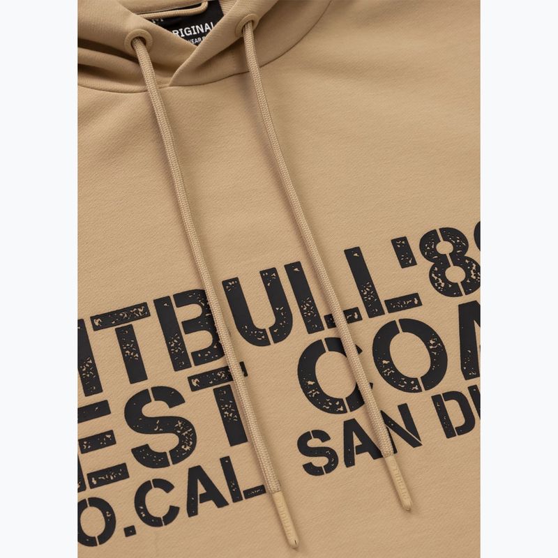 Bluza męska Pitbull Driving Hooded Sweatshirt pale sand 10