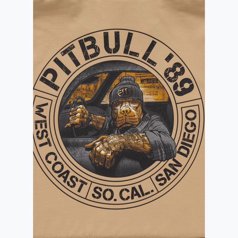 Bluza męska Pitbull Driving Hooded Sweatshirt pale sand 11