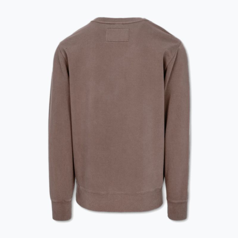 Bluza męska Pitbull Lancaster 2 Crewneck Sweatshirt washed burgundy 6