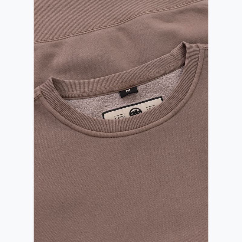 Bluza męska Pitbull Lancaster 2 Crewneck Sweatshirt washed burgundy 7