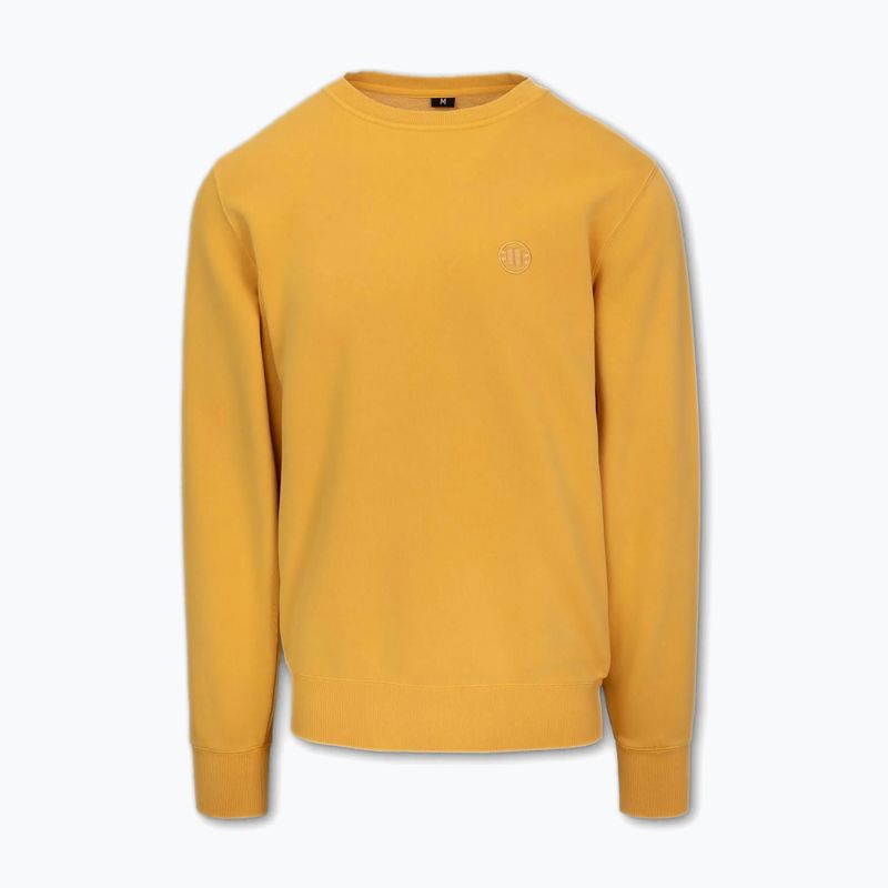 Bluza męska Pitbull Lancaster 2 Crewneck Sweatshirt washed yellow 5