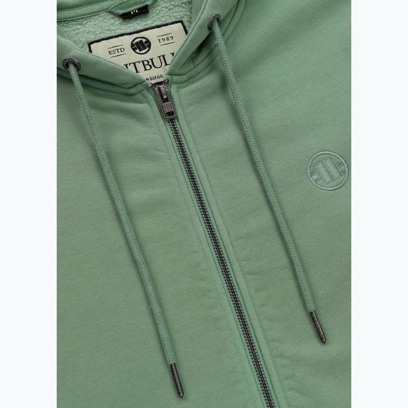 Bluza męska Pitbull Lancaster 2 Hooded Zip Sweatshirt washed green 7