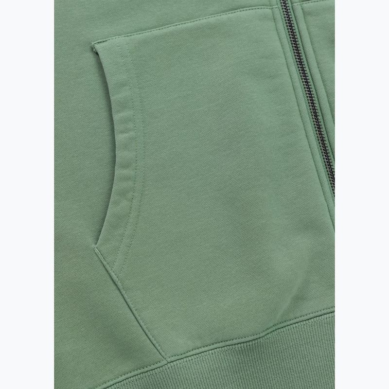 Bluza męska Pitbull Lancaster 2 Hooded Zip Sweatshirt washed green 11