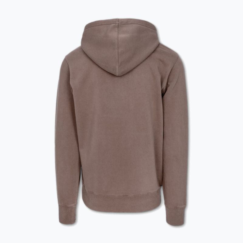 Bluza męska Pitbull Lancaster 2 Hooded Zip Sweatshirt washed burgundy 6