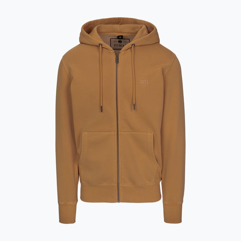 Bluza męska Pitbull Lancaster 2 Hooded Zip Sweatshirt honey yellow 5