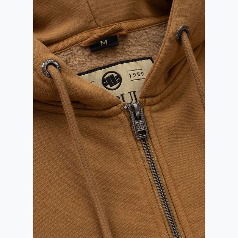 Bluza męska Pitbull Lancaster 2 Hooded Zip Sweatshirt honey yellow 8