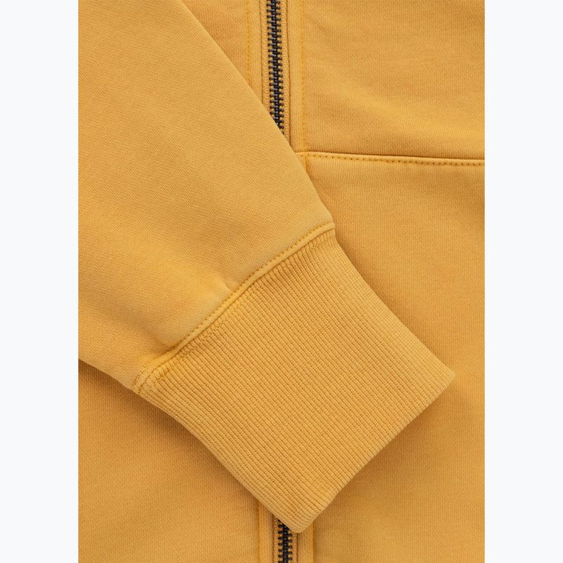 Bluza męska Pitbull Lancaster 2 Hooded Zip Sweatshirt washed yellow 9