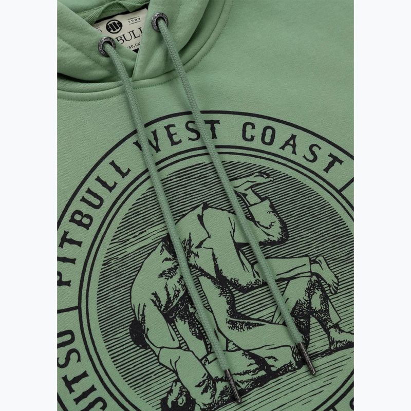 Bluza męska Pitbull Vintage Bjj Hooded Sweatshirt washed green 6