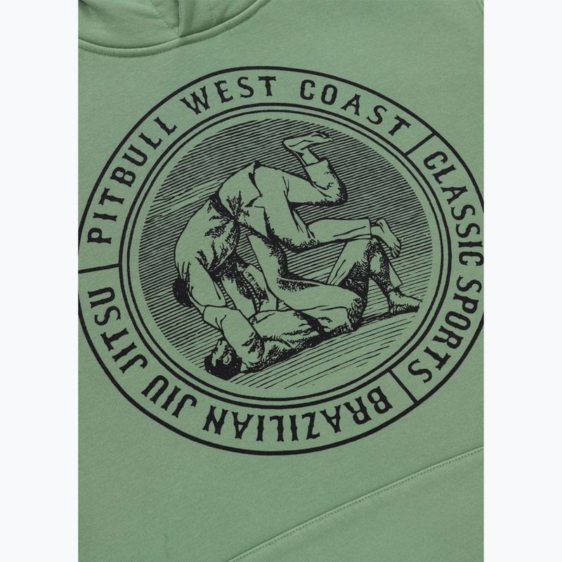 Bluza męska Pitbull Vintage Bjj Hooded Sweatshirt washed green 7