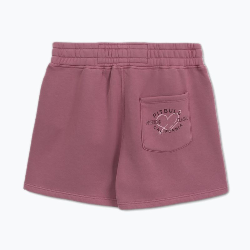 Spodenki damskie Pitbull Manzanita Heart pink 5