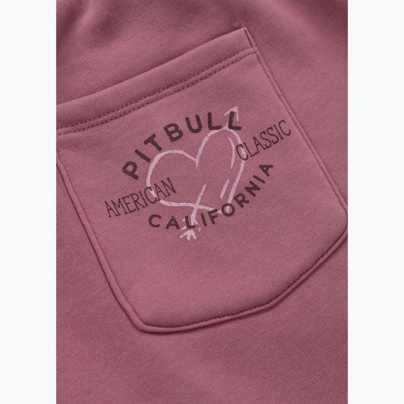 Spodenki damskie Pitbull Manzanita Heart pink 7