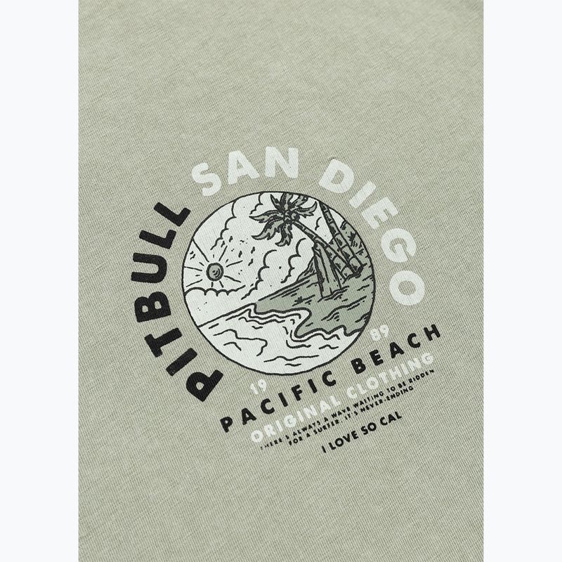 Koszulka męska Pitbull Planet Surf dusty salvia 7