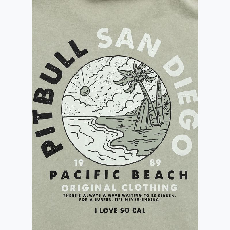 Koszulka męska Pitbull Planet Surf dusty salvia 8