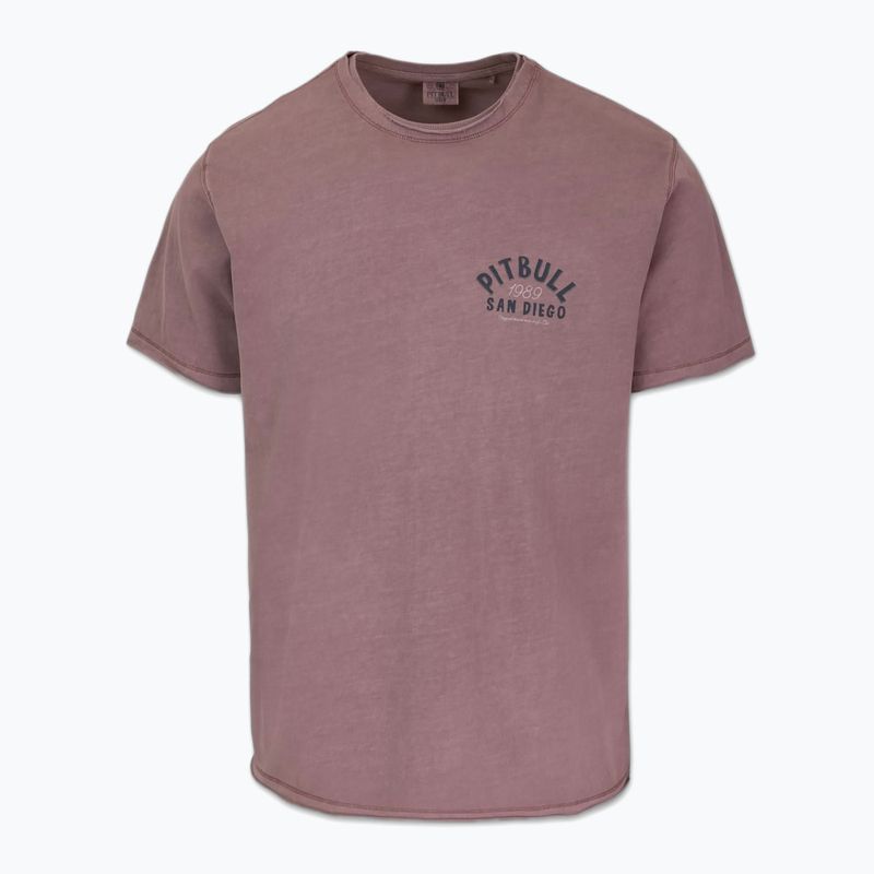 Koszulka męska Pitbull Pacyfic dusty burgundy 4