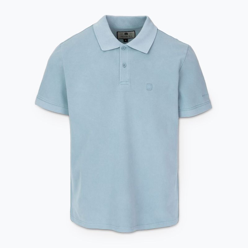 Koszulka polo męska Pitbull Washed Polo washed blue 4