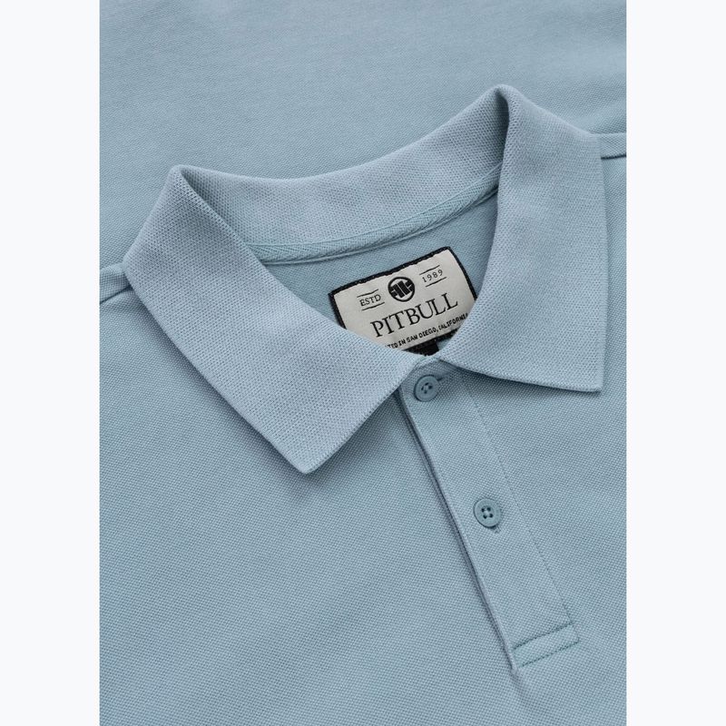 Koszulka polo męska Pitbull Washed Polo washed blue 6