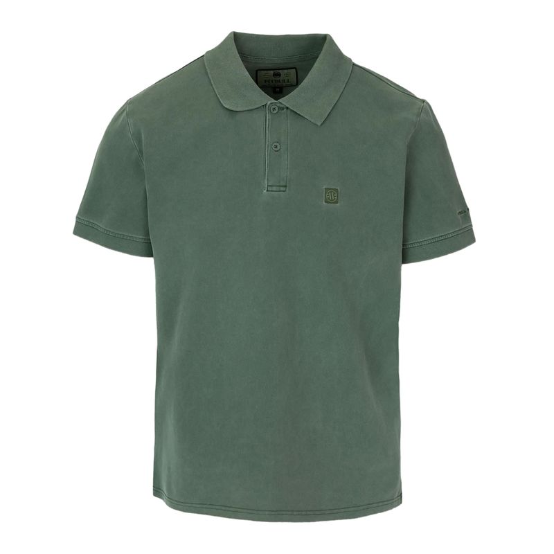 Koszulka polo męska Pitbull Washed Polo sage green 4