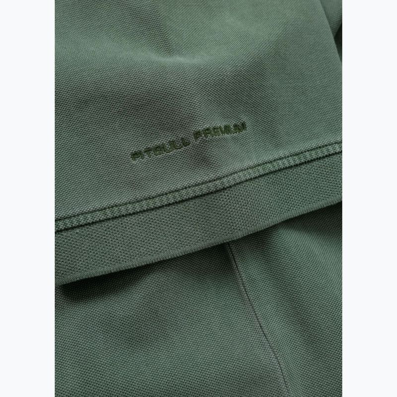Koszulka polo męska Pitbull Washed Polo sage green 9
