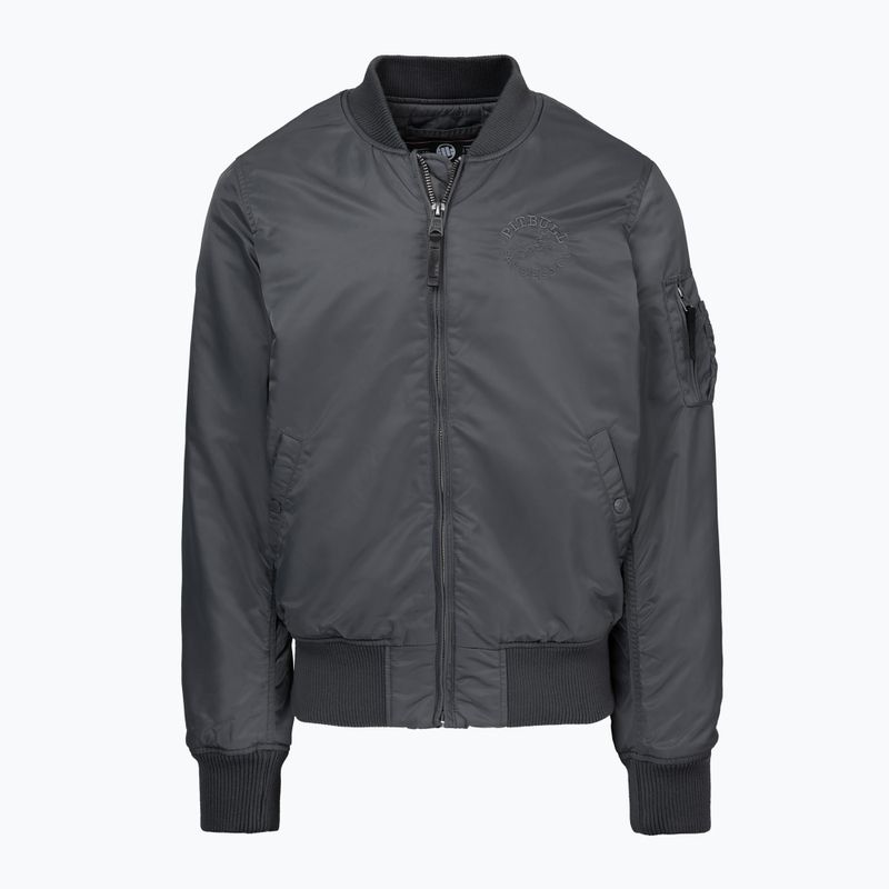 Kurtka męska Pitbull Hacket Washed Bomber graphite 5