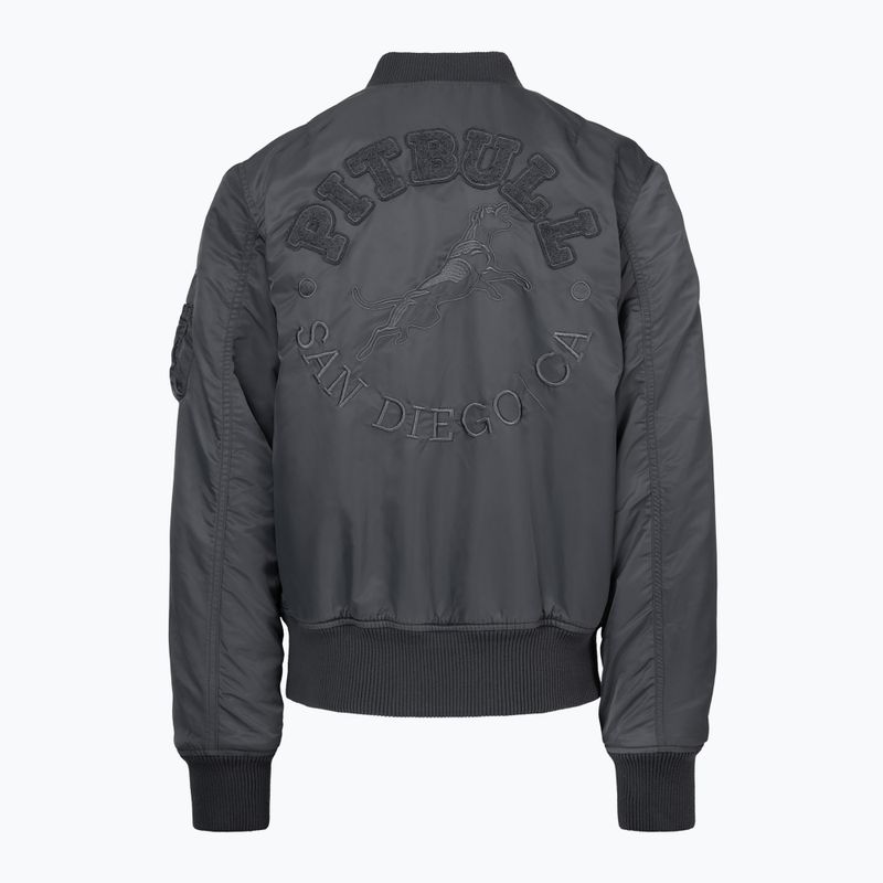 Kurtka męska Pitbull Hacket Washed Bomber graphite 6