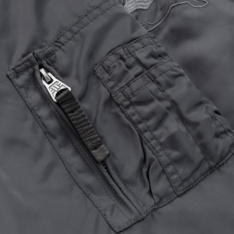 Kurtka męska Pitbull Hacket Washed Bomber graphite 10