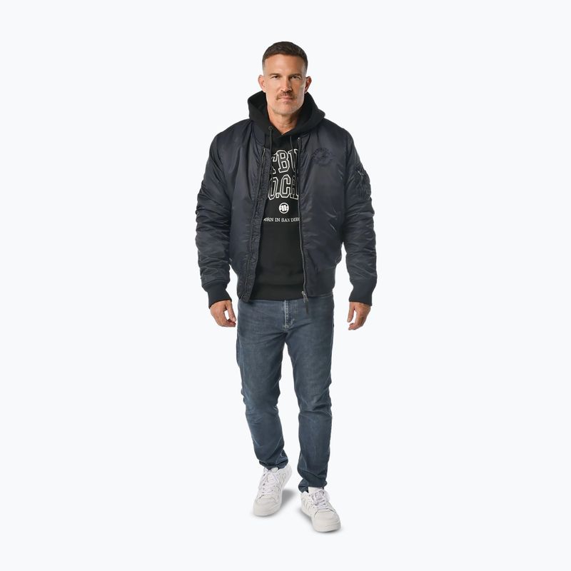 Kurtka męska Pitbull Hacket Washed Bomber dark navy 2