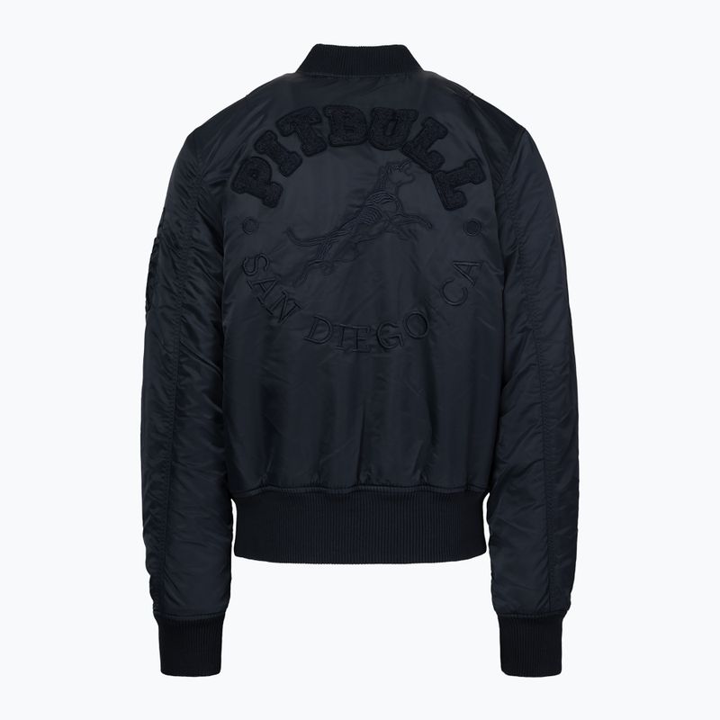 Kurtka męska Pitbull Hacket Washed Bomber dark navy 5