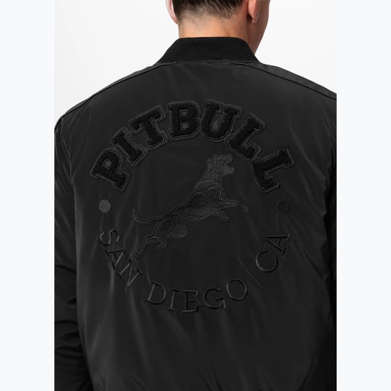 Kurtka męska Pitbull Manolito Baseball black/black 5