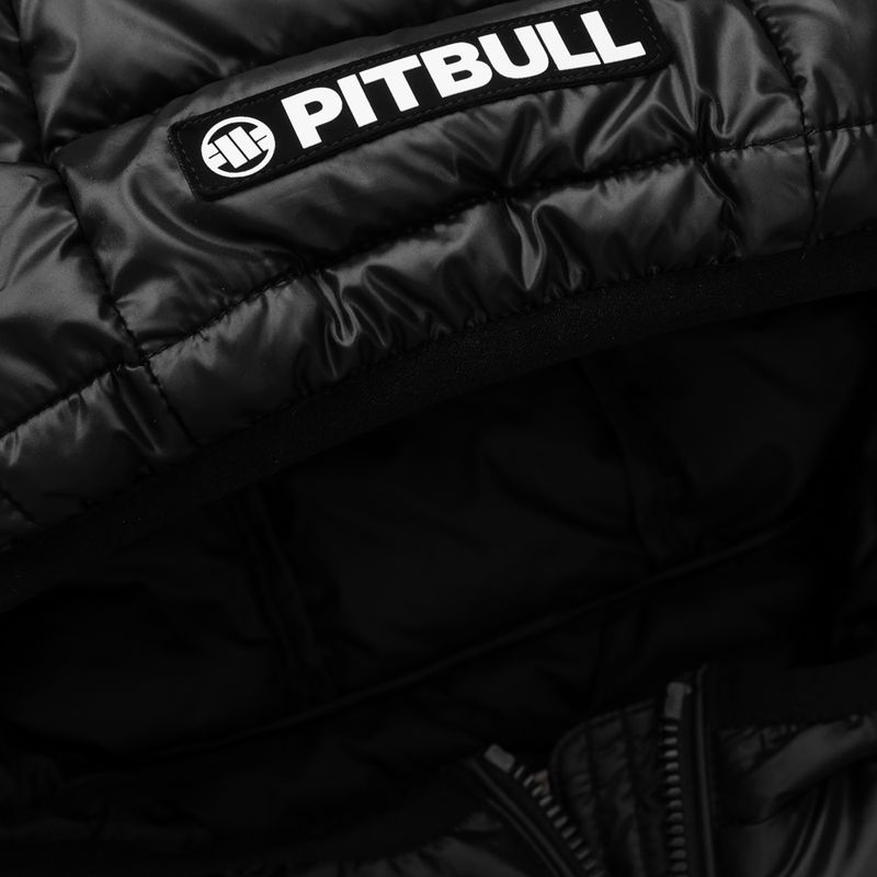Kurtka zimowa męska Pitbull Shatto Quilted Hooded black 8