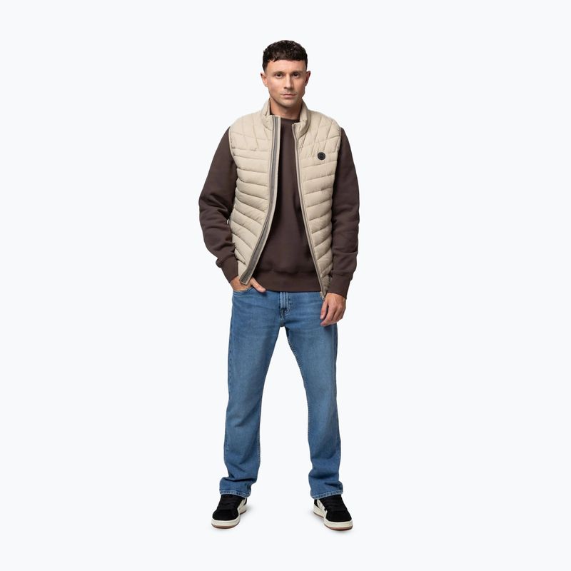 Bezrękawnik męski Pitbull Naylor Padded pale sand 2
