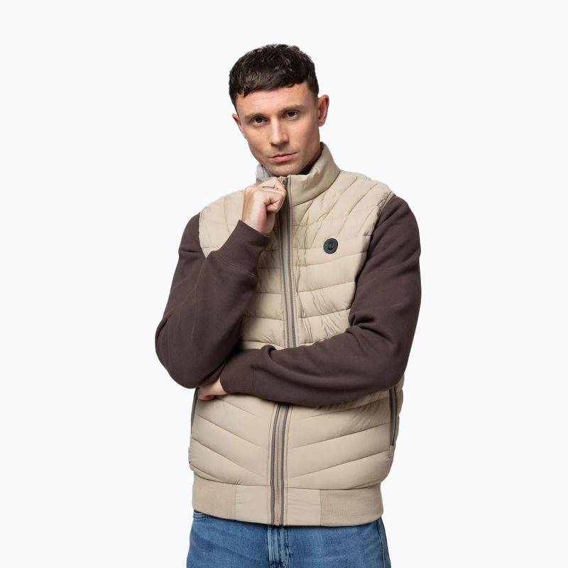 Bezrękawnik męski Pitbull Naylor Padded pale sand 4