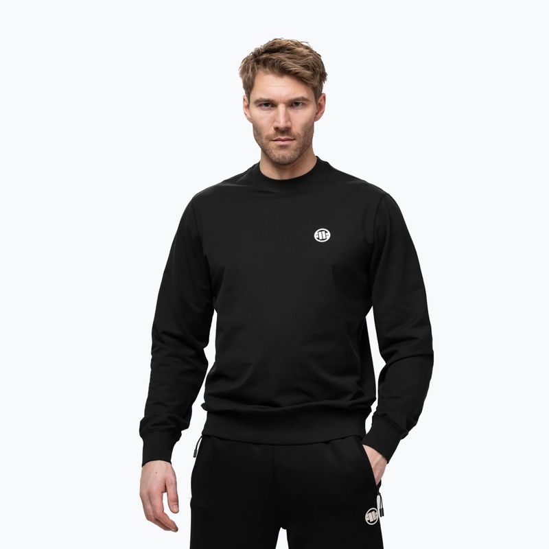 Bluza męska Pitbull Nugget Small Logo Crewneck black