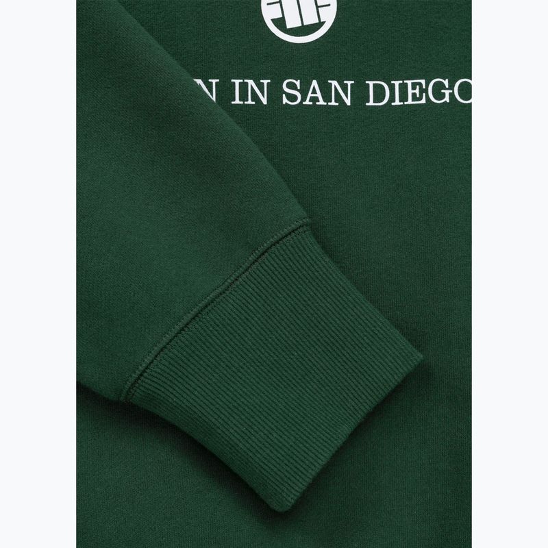 Bluza męska Pitbull So Cal Crewneck hunter green 9