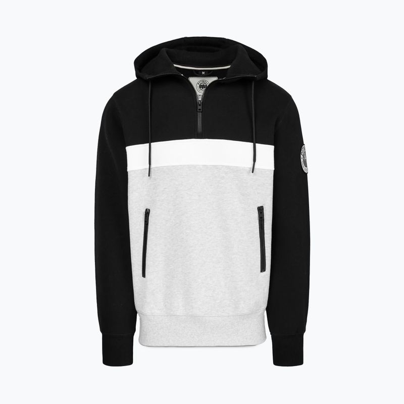 Bluza męska Pitbull Gibson Hooded black/grey melange 4