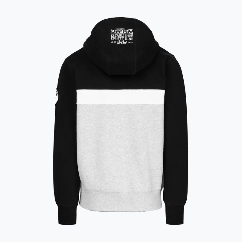 Bluza męska Pitbull Gibson Hooded black/grey melange 5